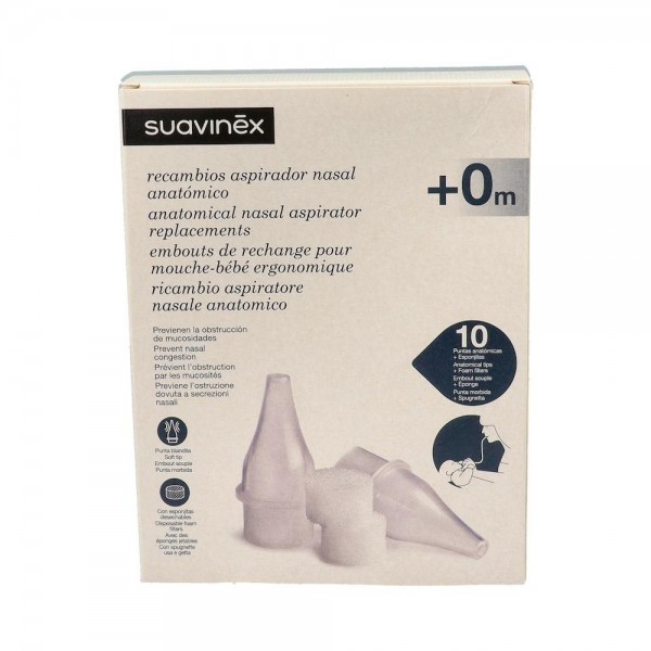 Recambio Aspirador Nasal Suavinex 10 Uds