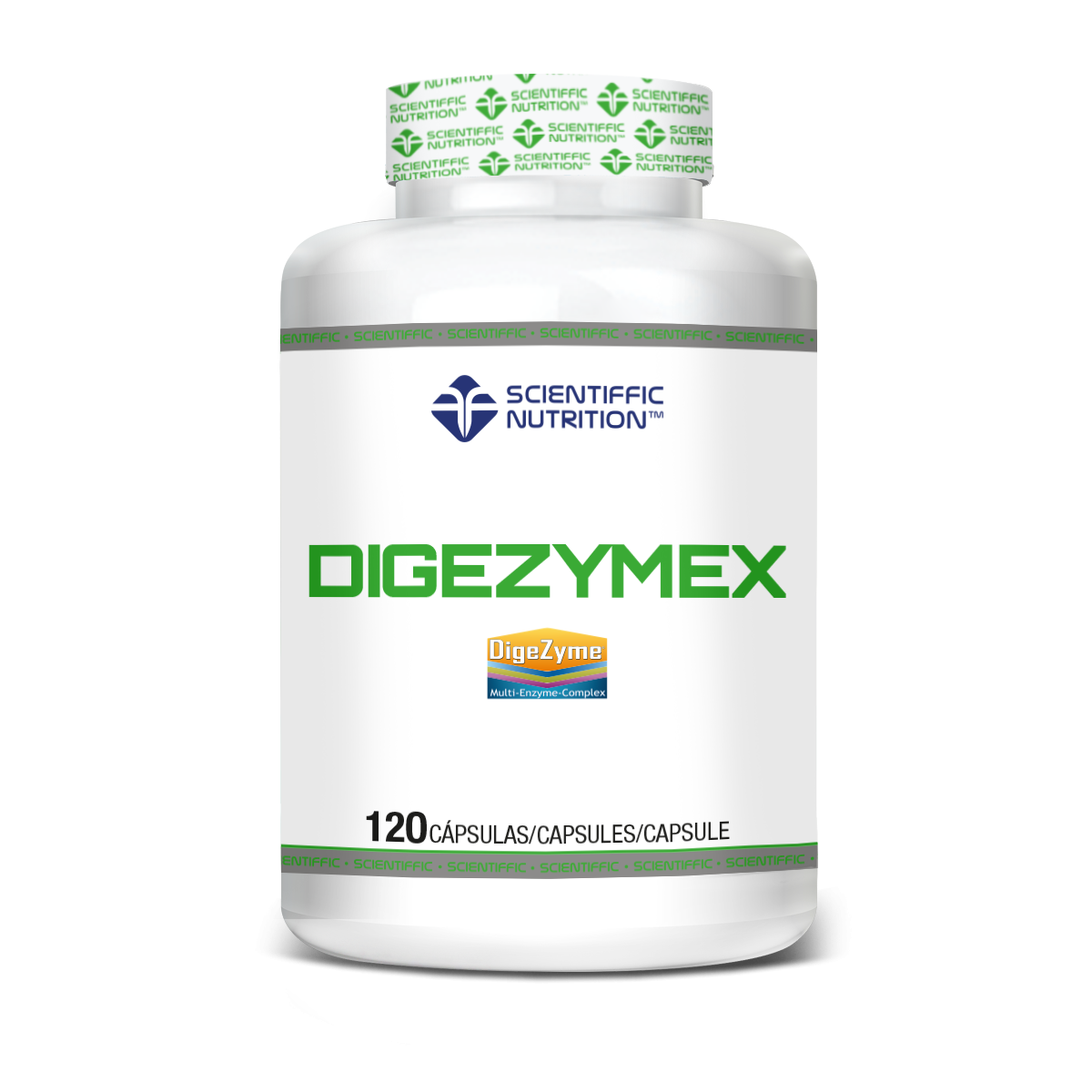 Scientiffic Nutrition Digezymex 120 cápsulas