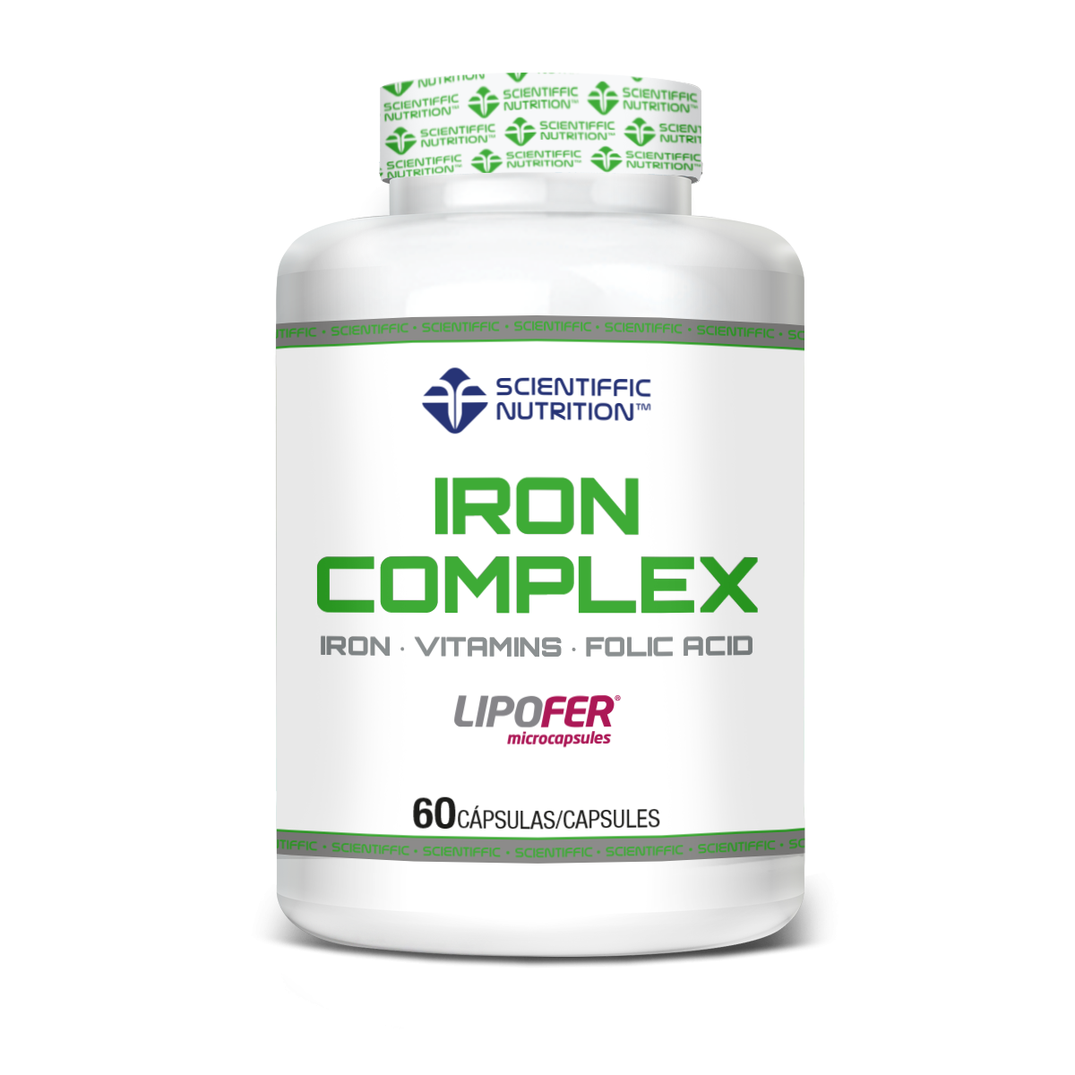 SCIENTIFFIC NUTRITION IRON COMPLEX 60 CAPS