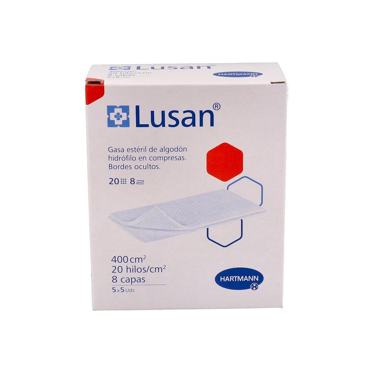 Gasa Est Lusan ( S-5U ) 25 Unid