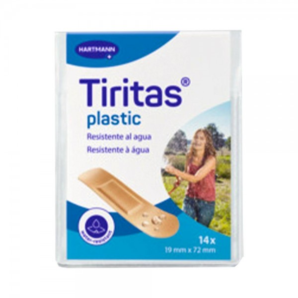 Tiritas Plastic Carterita 19x72mm 14 uds