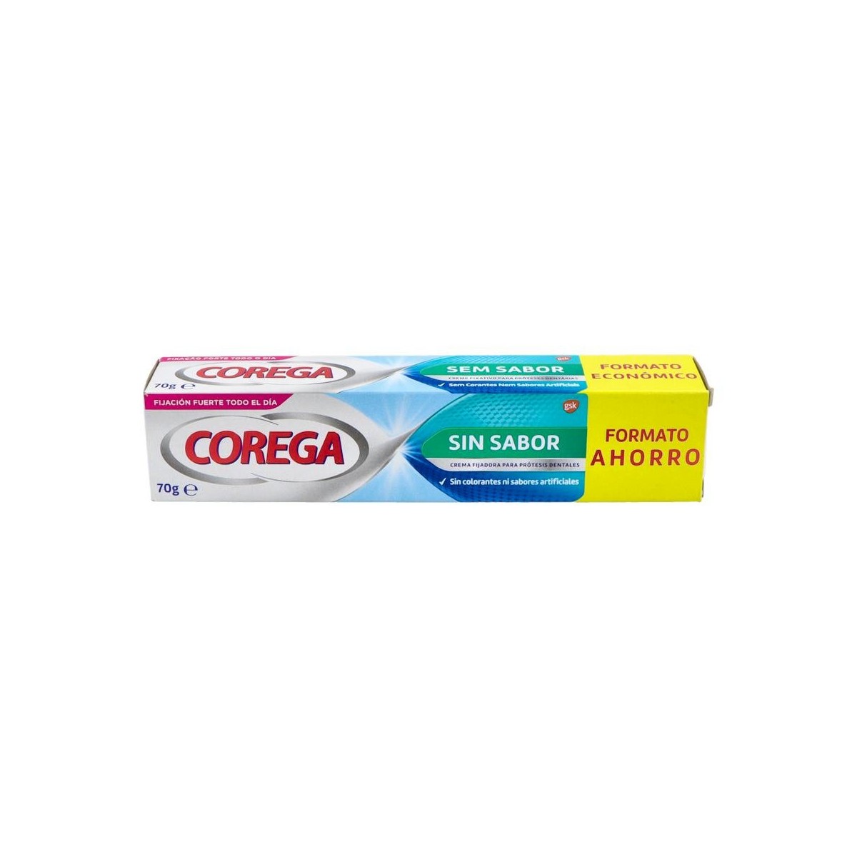 Corega Extra Fuerte Sin Sabor 70 Ml