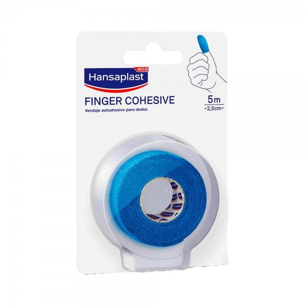 Venda Hansaplast Cohesiva Para Dedos Azul 5M X 2,5 Cm