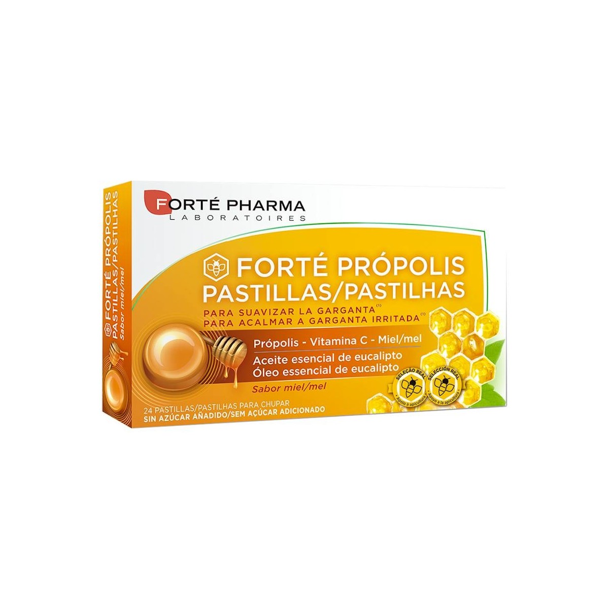 Forté Própolis Pastillas Miel 24 Pastillas