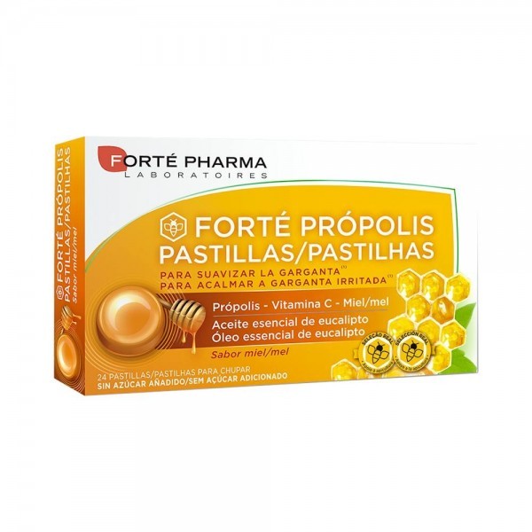 Forté Própolis Pastillas Miel 24 Pastillas