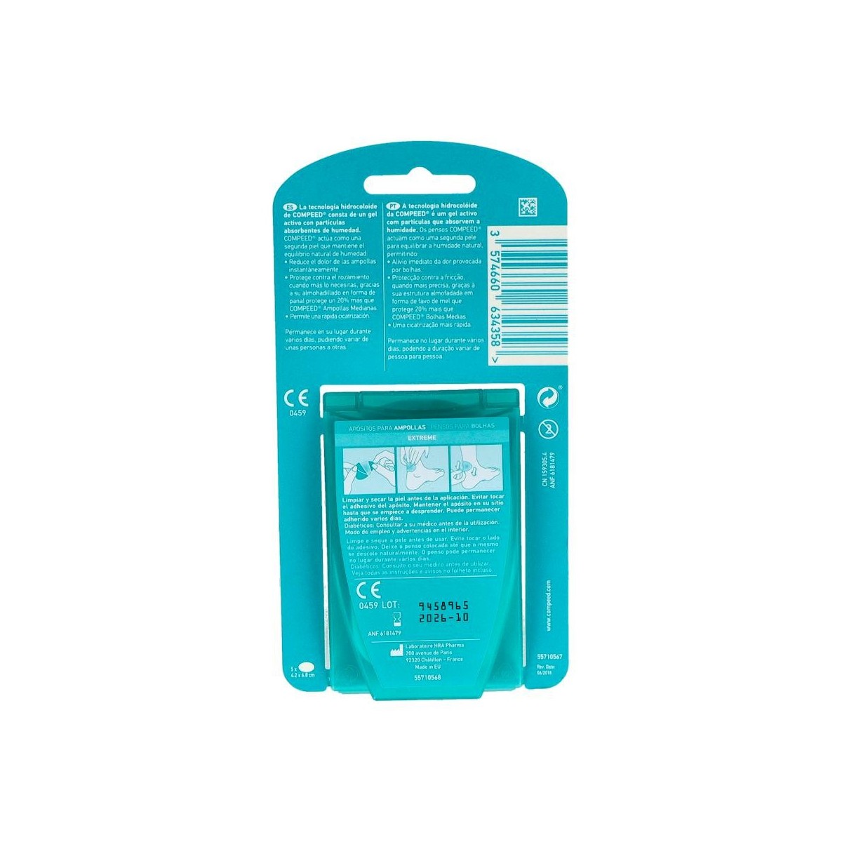 COMPEED Ampollas Extreme 5
