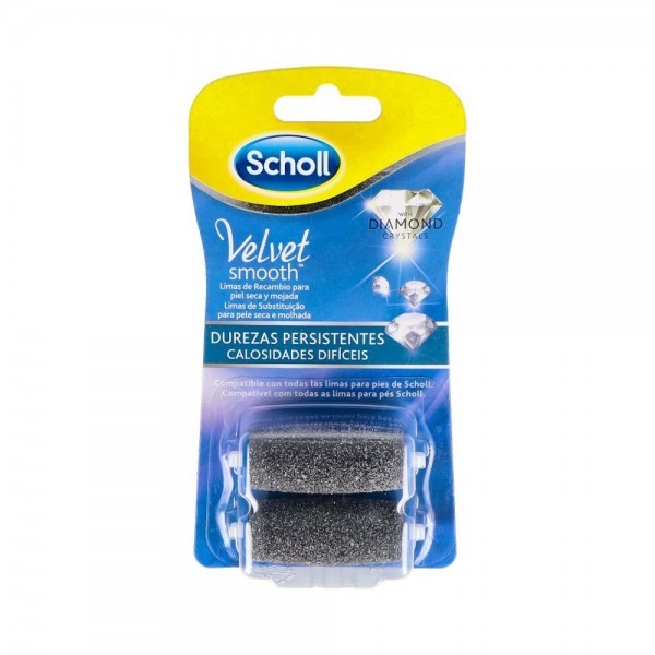 Scholl Recambio Lima Velvet Diamond Dureza Persistente 2 Un