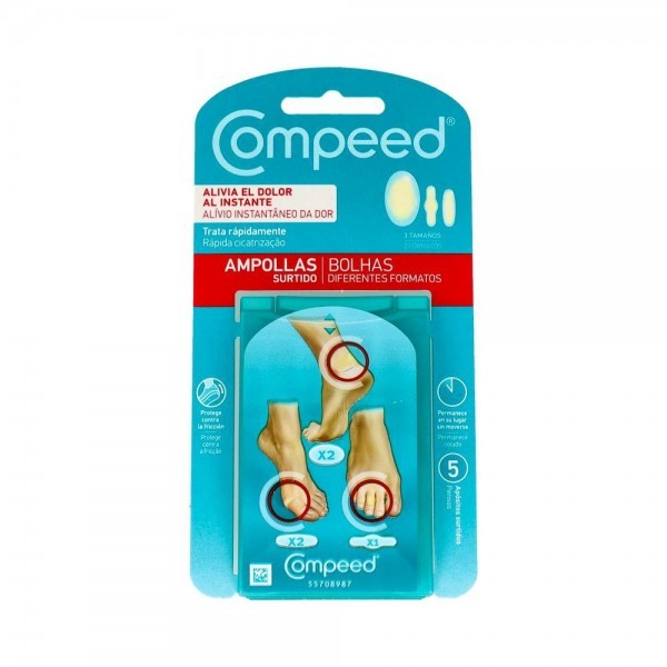 COMPEED (CAJA 12uds) AMP SURTIDO 5