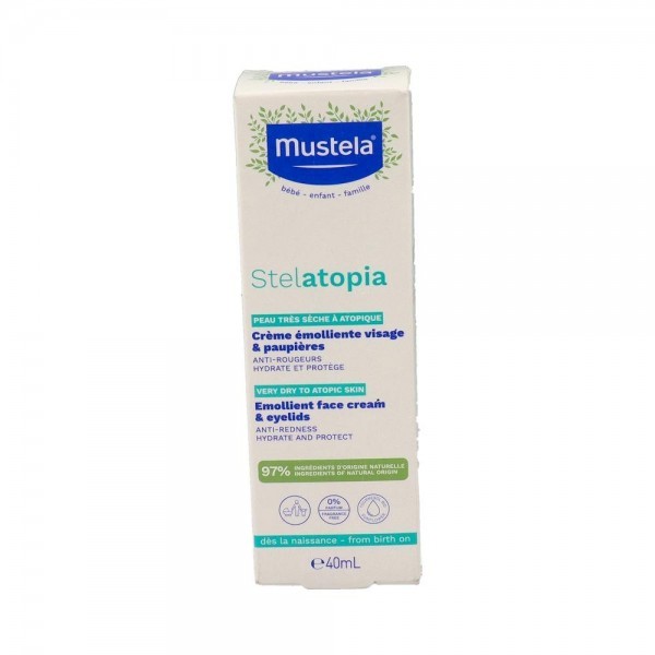 Mustela Stelatopia Crema Facial Emoliente 40 Ml