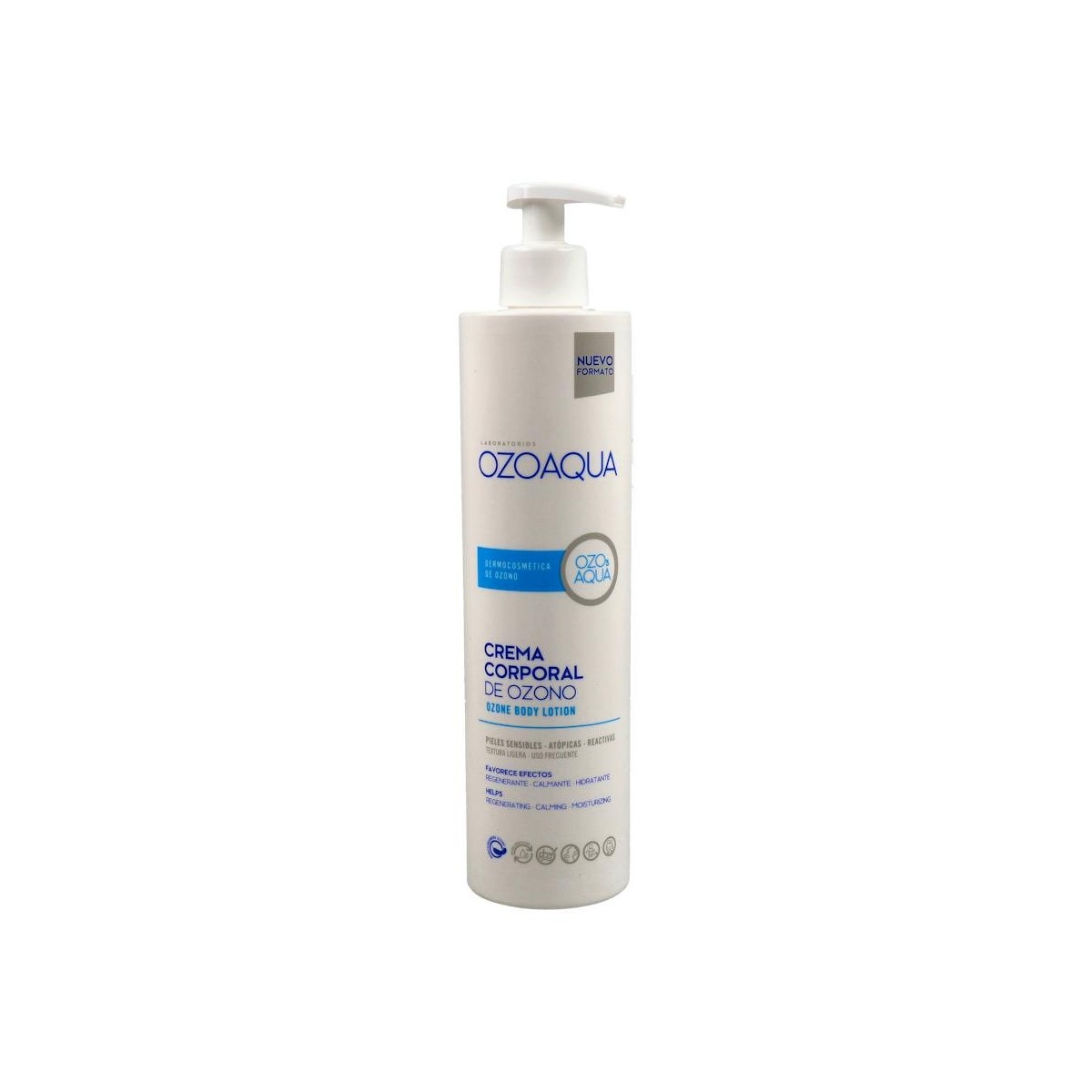 Ozoaqua Crema Corporal De Ozono 500 Ml