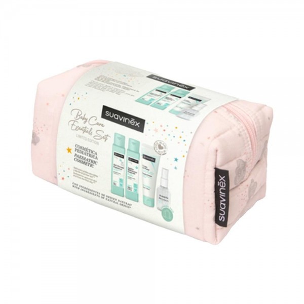 Suavinex Neceser Tela Viaje Rosa