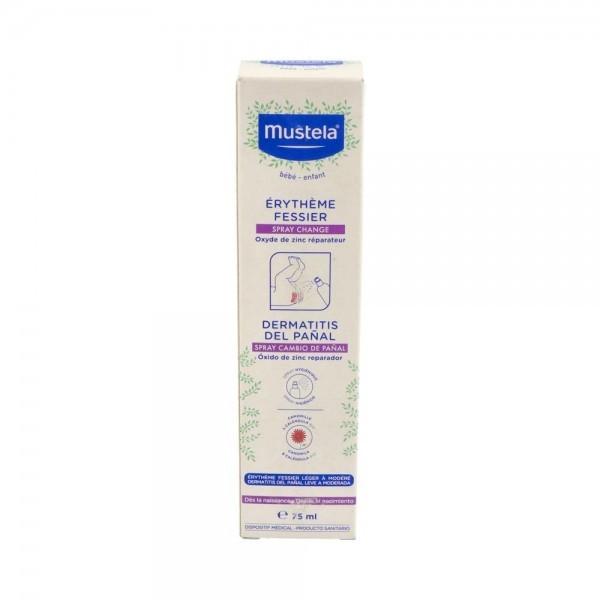 Mustela Spray Cambio De Pañal 75 Ml